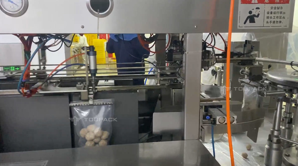 Waterproof Weigher Packing Machine Frozen Meat Ball 500g 1kg 5kg Weighing Food Packaging Machine