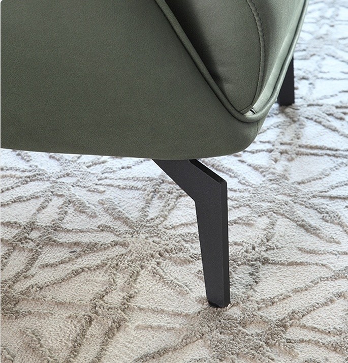 Leather Relaxing Chair, Modern Leather Chair, Leather Upholstered Chair, High Density Foam, PU Leather Upholstery