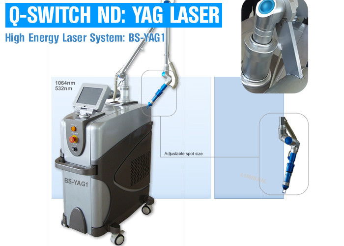Multifunctional Pico Laser Machine Q Switched ND YAG Laser Machine For Tattoo Freckle Removal
