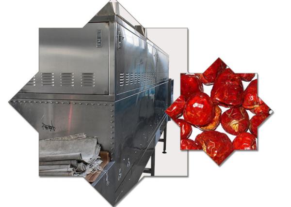 80kw Chili Drying Machine Peppers 50kw Belt Powder Microwave Sterilization