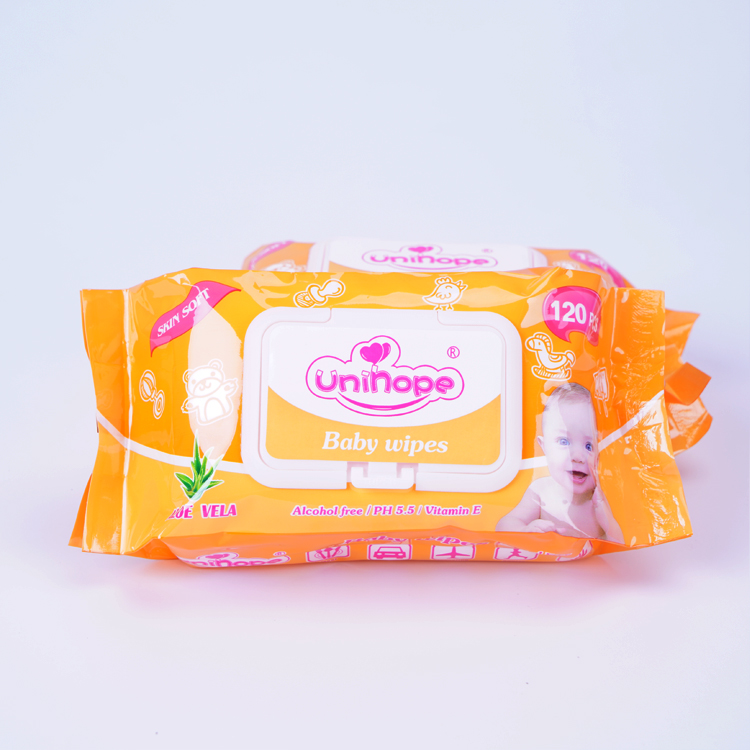 Non-Woven Comfortable Cleaning Paraben Free Baby Wet Wipes with ISO Certificate