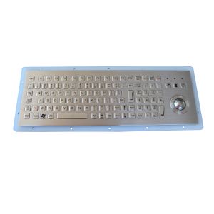  IK09 Panel Mounted Keyboard IP67 SUS304 With Optical Trackball Manufactures
