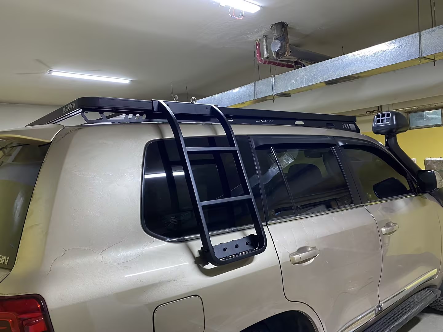 Full Non-Drill Black Powder Coating 4x4 4runner Car Roof Racks for Camping Activities