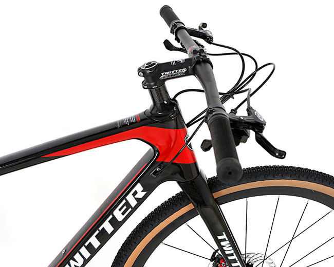 9.6KG Carbon Hybrid Bicycles Excellent Stiffness To Weight Ratio With RoHs