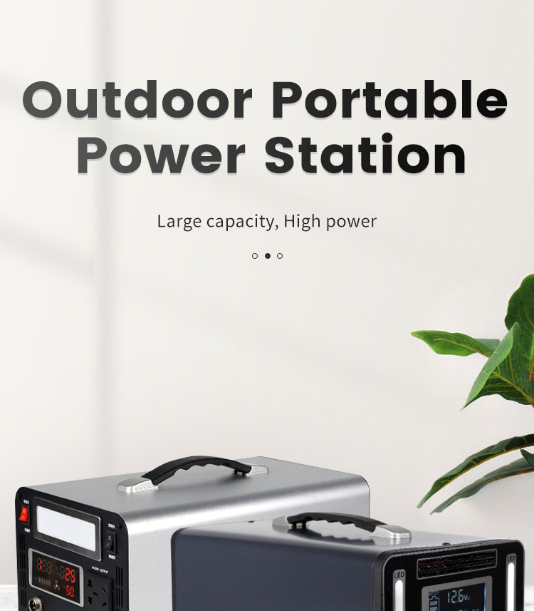 1200W Portable Power Supply Station Lithium Ion 12V 100ah 120ah Solar Battery