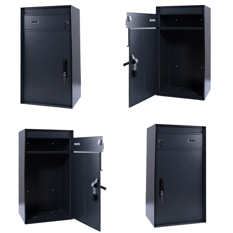 Standing Durable Galvanized Metal Parcel Box Outdoor Mailboxes