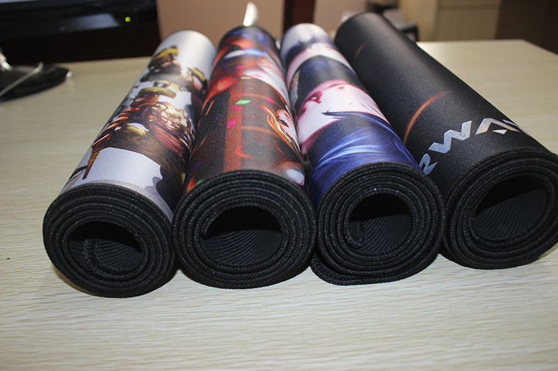 800*300MM Black Neoprene Fabric Roll Custom Gaming Mouse Pad Large Size
