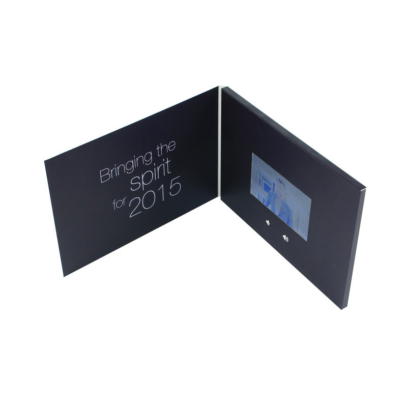 5 inch HD IPS video plus print, LCD video booklet with all view angle screens