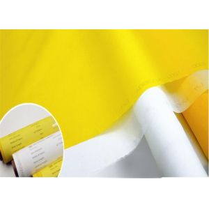 White 100% Polyester Silk Screen Printing Mesh For Pcb Printing 16T-40 Mesh
