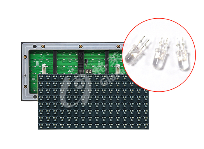 30° View Angle Dual Color P33.33 Full Color LED Module 133.3x266.6mm Outdoor