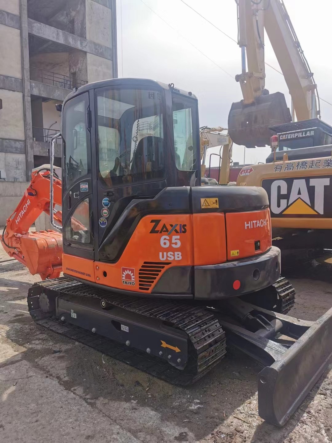 Used Hitachi Excavator zaxis 65USB in a Good condition and ready for work