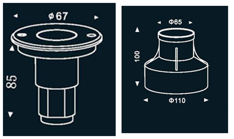 LED garden inground lights