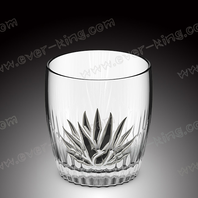 2OZ Custom Round Colored Clear Glass Cup Shot Glass