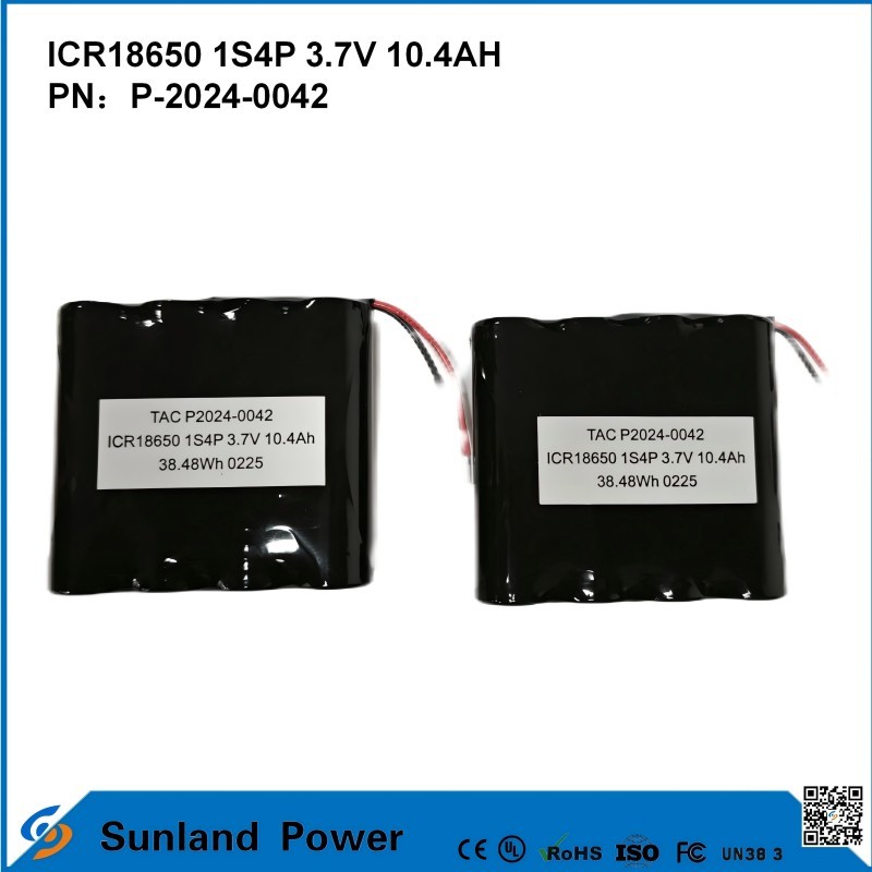 ICR 18650 1S4P Battery For A Versatile, High-Capacity Lithium Battery Solution ，Meeting the long battery life requirements for multiple devices