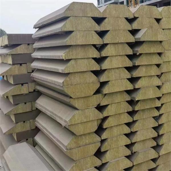 Natural Rocks Stone Wool Insulation Board Insulation Material Profiled Mineral