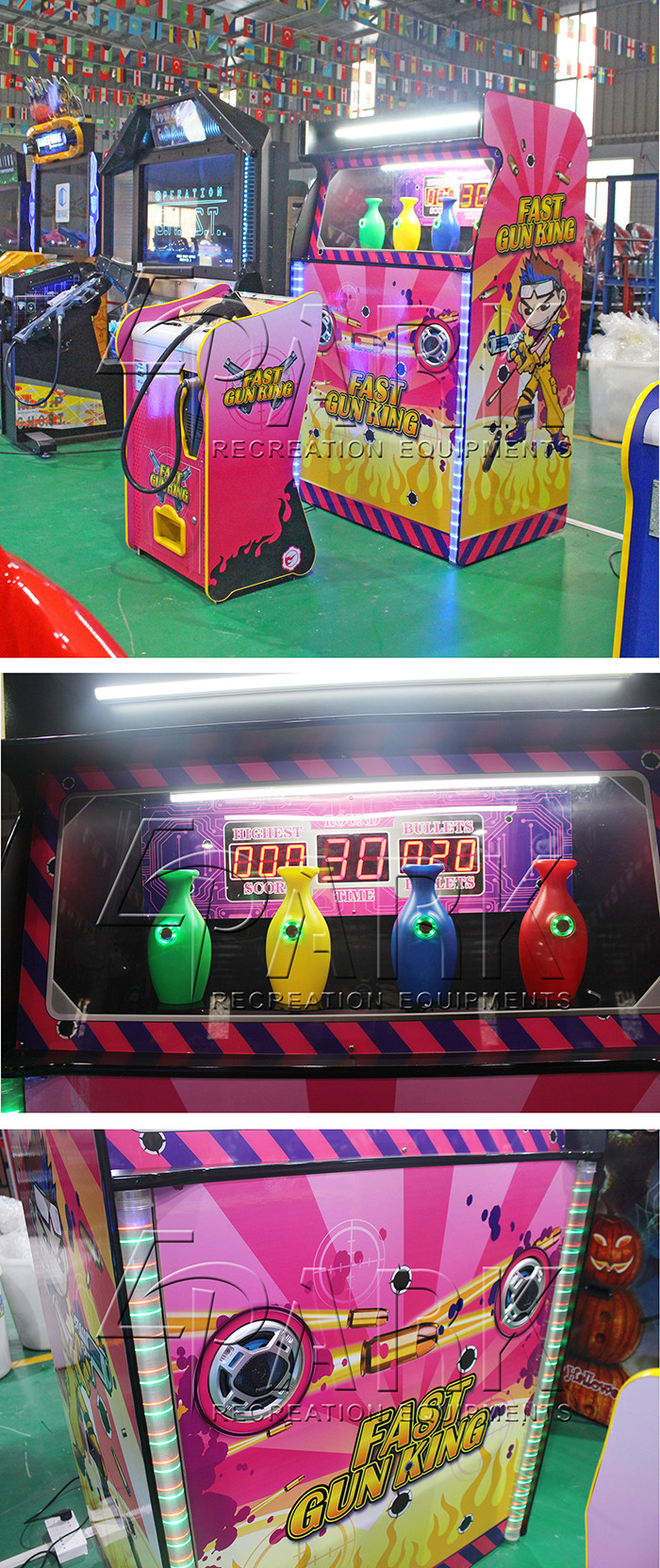 Electronic Indoor 300W Target Shooting Game Machine