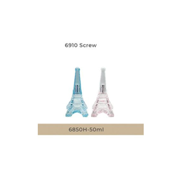 50ml 90ml Eiffel Tower Shape Logo Customized Art Deco Glass Perfume Bottles