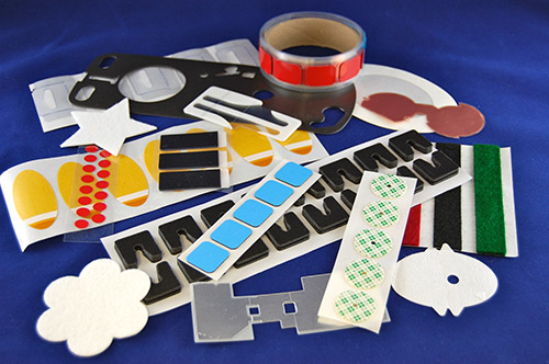 Die Cut Stickers Copper or Alumium Foil For electronics manufacturing