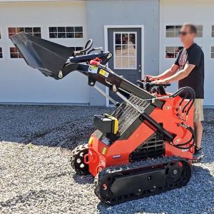 Adjustable Skid Steer Loader for Fast and Efficient Material Handling and