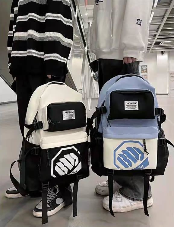 Middle School Canvas Casual University Backpack For Teenager