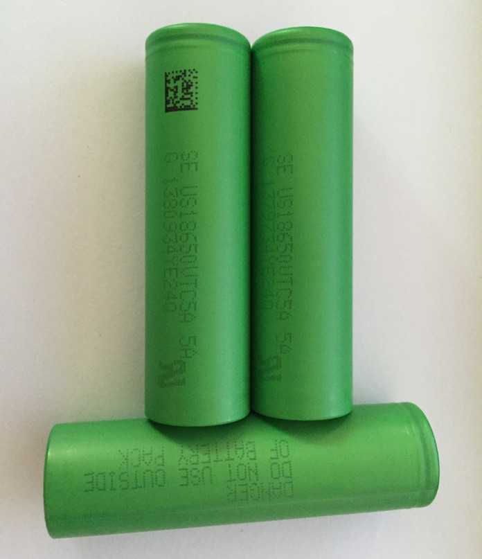 Ultra High Power Brand US18650TVC5A Li-ion Battery Cells 3.6V 2600mAh 1C for Electric Tool、E-BIKE、Interphone