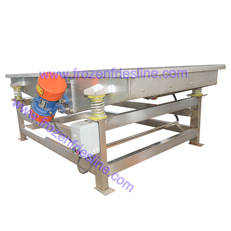 Dewatering Vibrating Screen Sieve 300kg/H 380V 700mm Belt Width