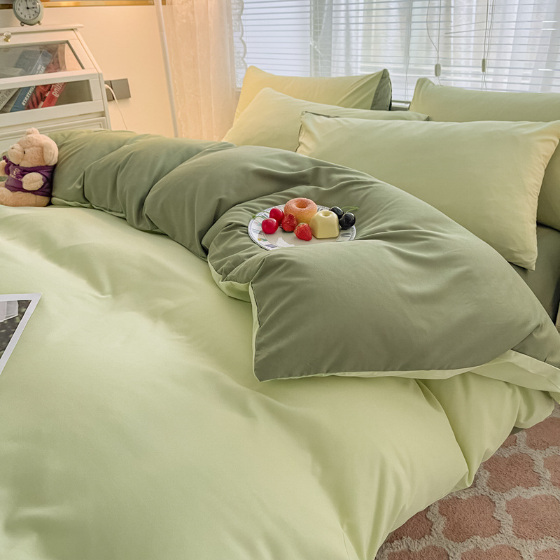 Silk Bedding Set Comforter Bed Sheet Quilt Cover Nondisposable Designer Bedding Sets