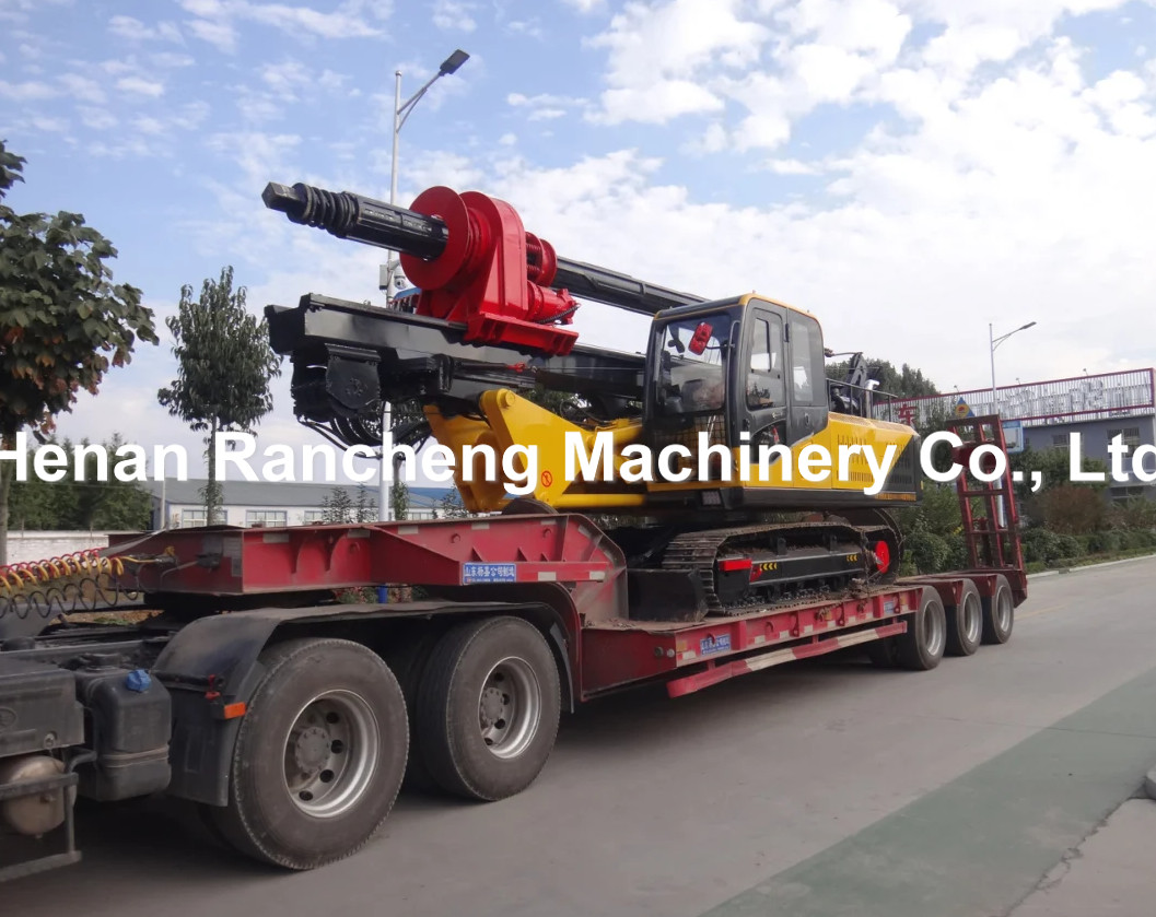 Crawler Mounted Rotary Drilling Equipment 190KW Engine Power 60m Piling Depth