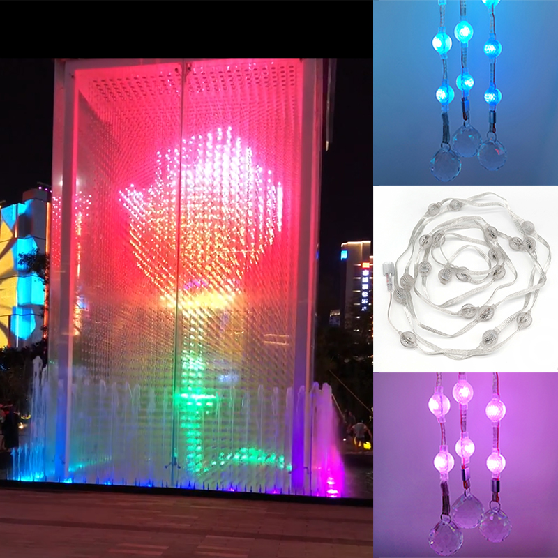 Shelf Life 5 Years 3D Pixel LED Magic Ball Light For Disco Event Stage KTV
