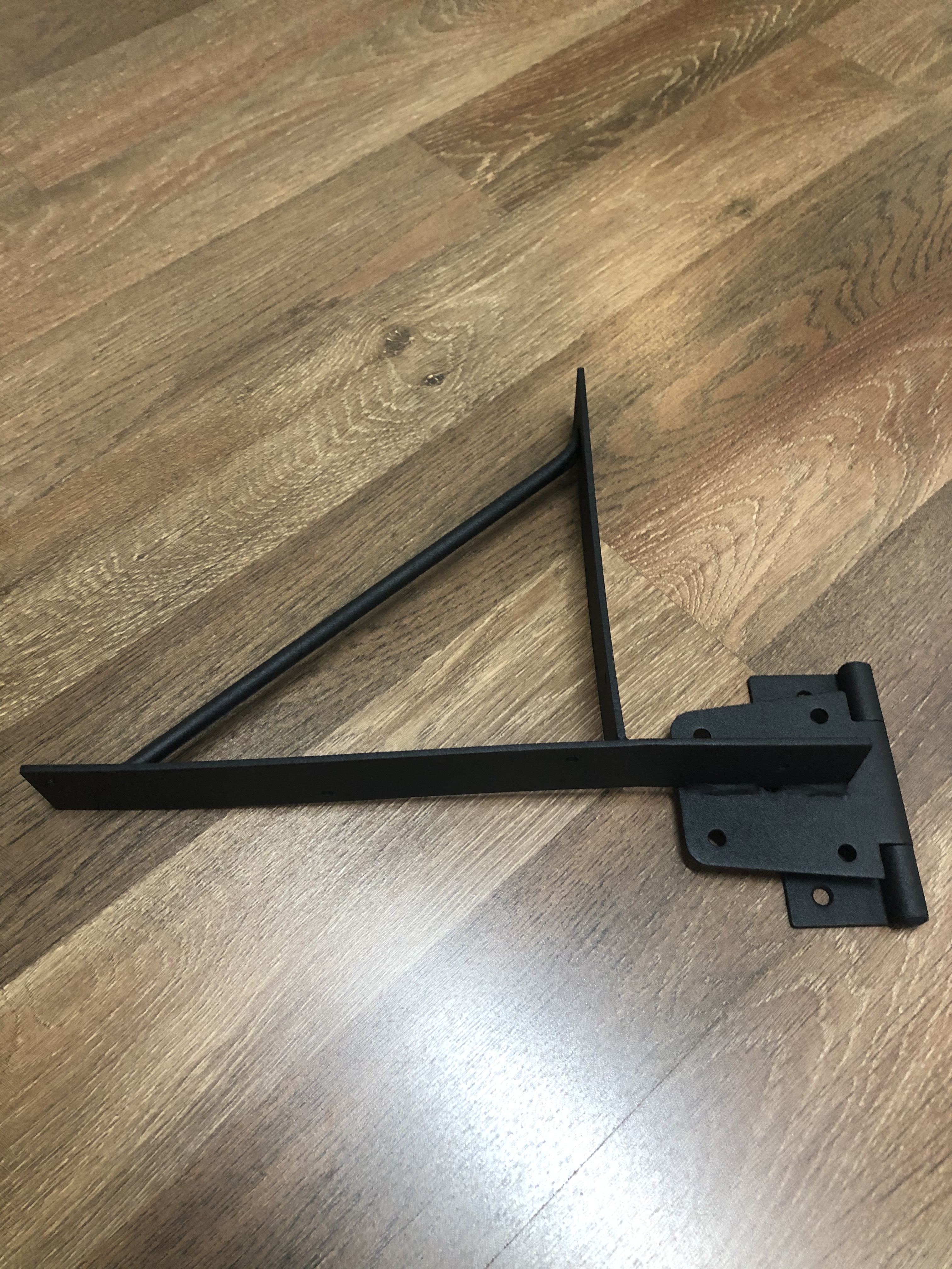 No-Sag EasyGate Bracket Kit Strong Corner Brace and Hinge for Iron Gate Customized