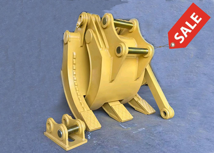 NM400 Q355B Mechanical Grapple For Grabbing Log Stone Cat Hitachi Komatsu