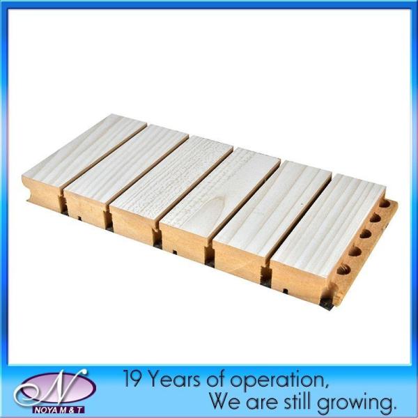 Interior Decorative B1 Fireproof MDF Wooden Wall Panel with Acoustic Sound