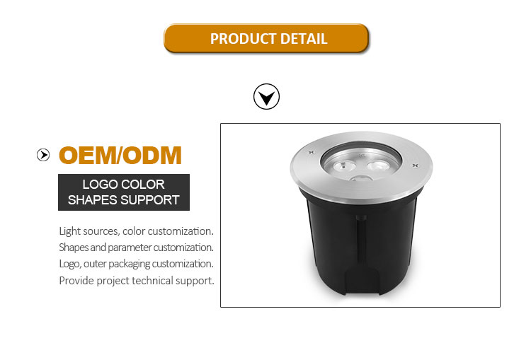 Underground LED Parking Light 3W 6W 9W COB Inground Outdoor Path Lights