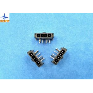 3.00mm Pitch Wire To Wire Connector Right Angle Header with Snap-in PCB Lock