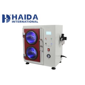 China Two Chambers Automation Fabric Fuzzing Testing Machine Random Tumble Pilling Tester on sale China Two Chambers Automation Fabric Fuzzing Testing Machine Random Tumble Pilling Tester on sale