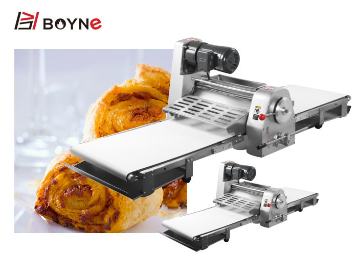 Commercial Stainless Steel Table Top Type Electric Dough Sheeter Machine For Bakery
