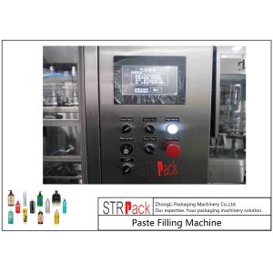 Piston Servo Filling Machine / Fully Automatic Linear Filling Machine With Drop