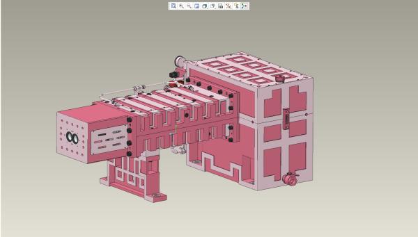 High Torque Twin Screw Extruder Reduction Gearbox For Double Screw Plastic