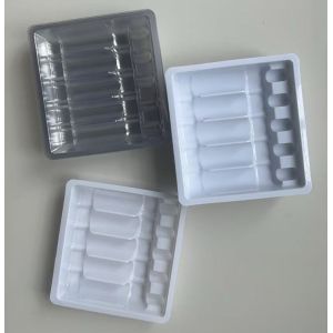 Custom 5ml Ampere Packaging Tray Medicine Packaging Boxes Rectangle Shape