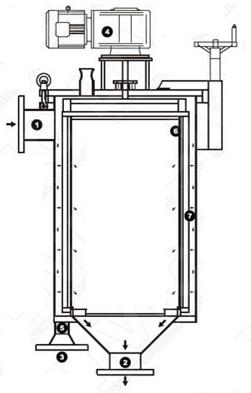 TPSC Scraping Self-cleaning Filter for Industrial Filtration and Cleaning Weight 200 kg