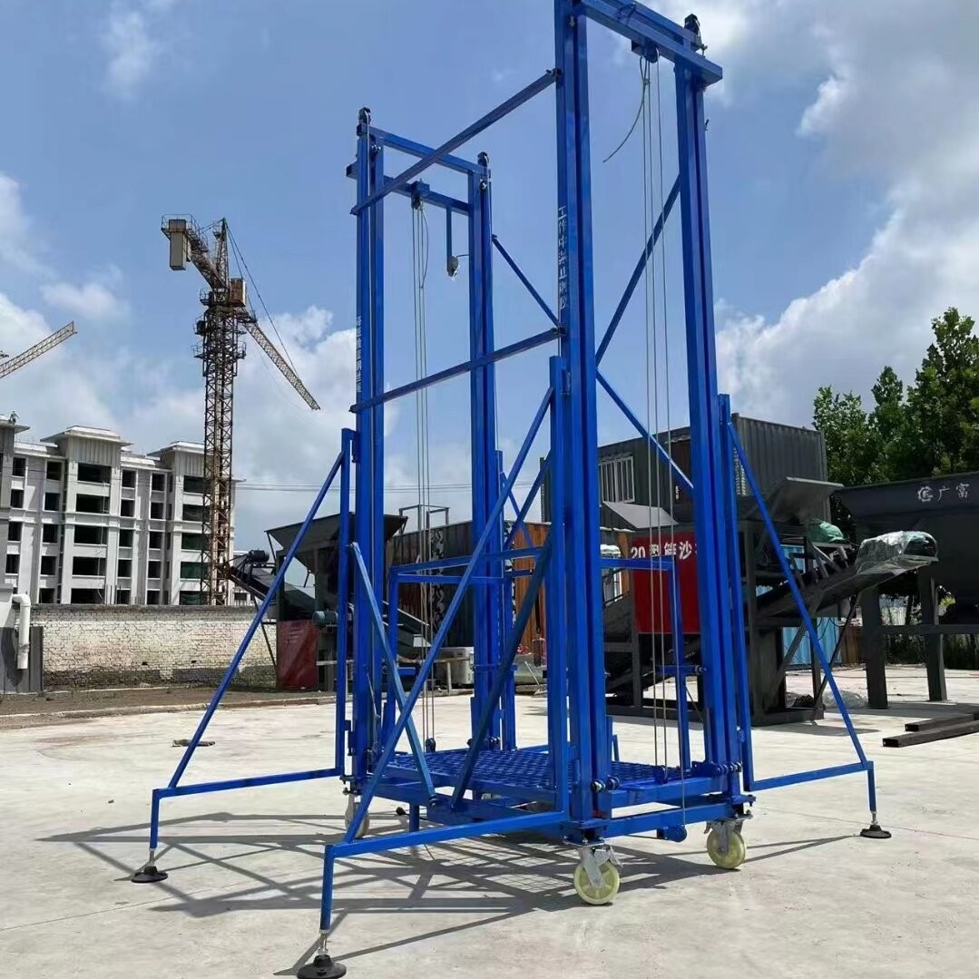 Remote Control Automatic Scaffold Lift 6m For Construction
