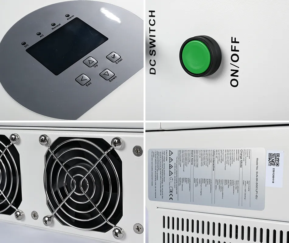 8KW 10KW 12KW Deye Three Phase On-Off Solar Grid Tie Inverter with Battery Storage
