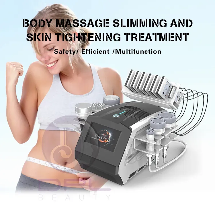 Anti Aging Vacuum Cavitation Machine 80K Laser Cellulite Remover