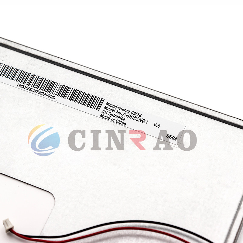 800*600 TFT LCD Screen A080SN01 V.8 / Automotive LCD Display 8 Inch