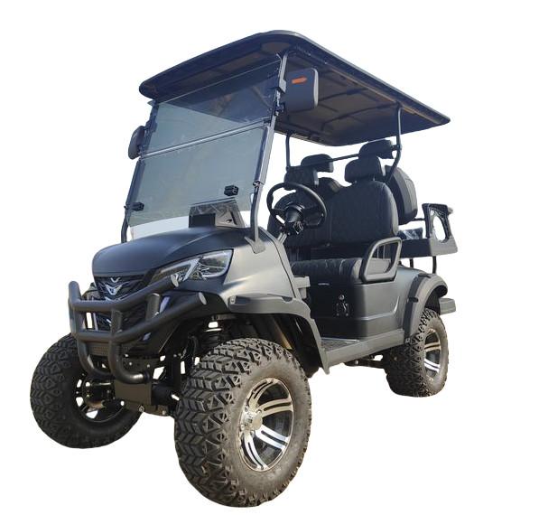 Limo Buggy 4-seater Electric golf cart 2+2 R12 3.5kw battery off road driving