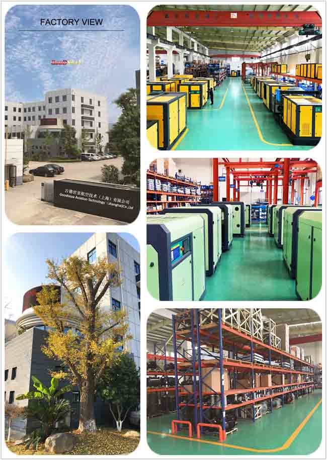Industrial Rotary Two Stage Air Compressor 160KW Screw Style Air Compressor