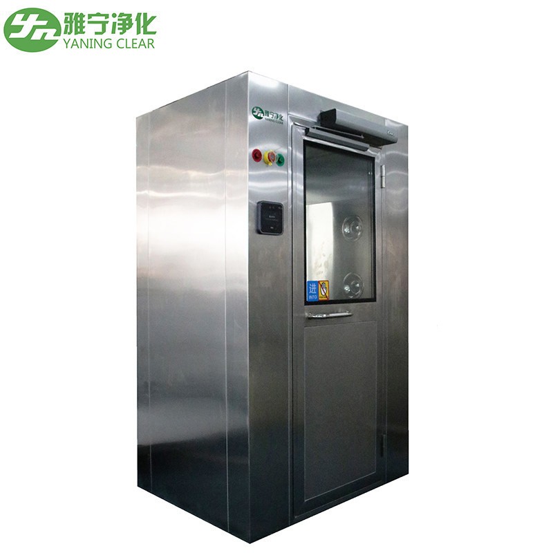 Ce Certification Stainless Steel Cleanroom Air Shower With Face Recognition System