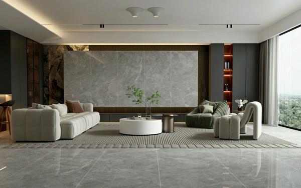 Wear-Resistant W.A 0.5% Water-Proof Interior Wall 900x1800x9mm Glazed Polished