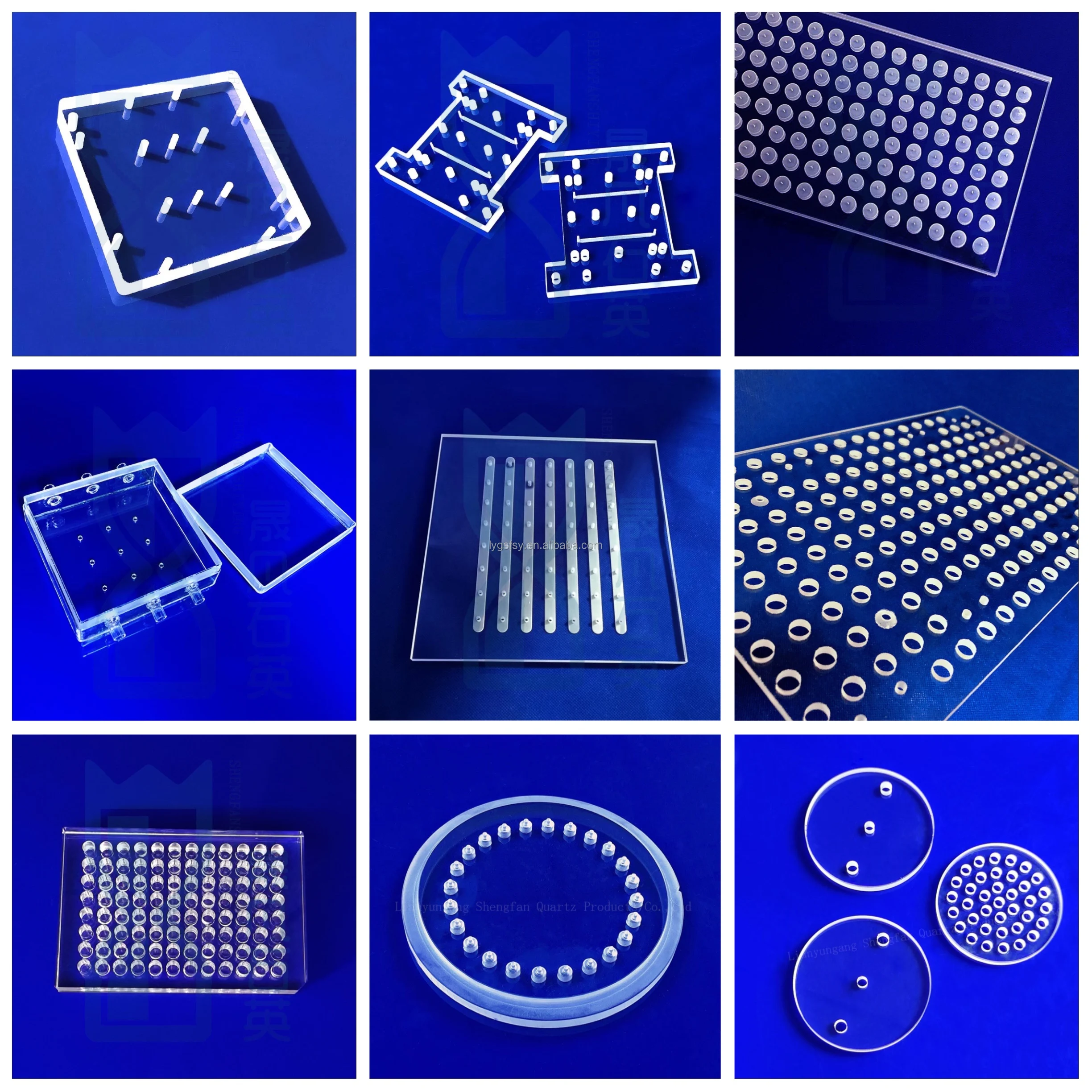 Professional Custom UV Transparent Small Size Quartz Glass Sheet