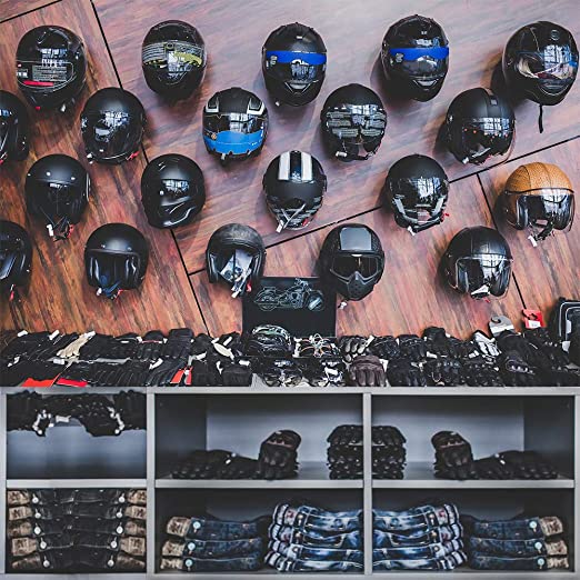 Bracket Color White Wall Mount Motorcycle Helmet Holder High Carbon Steel Ball Rack